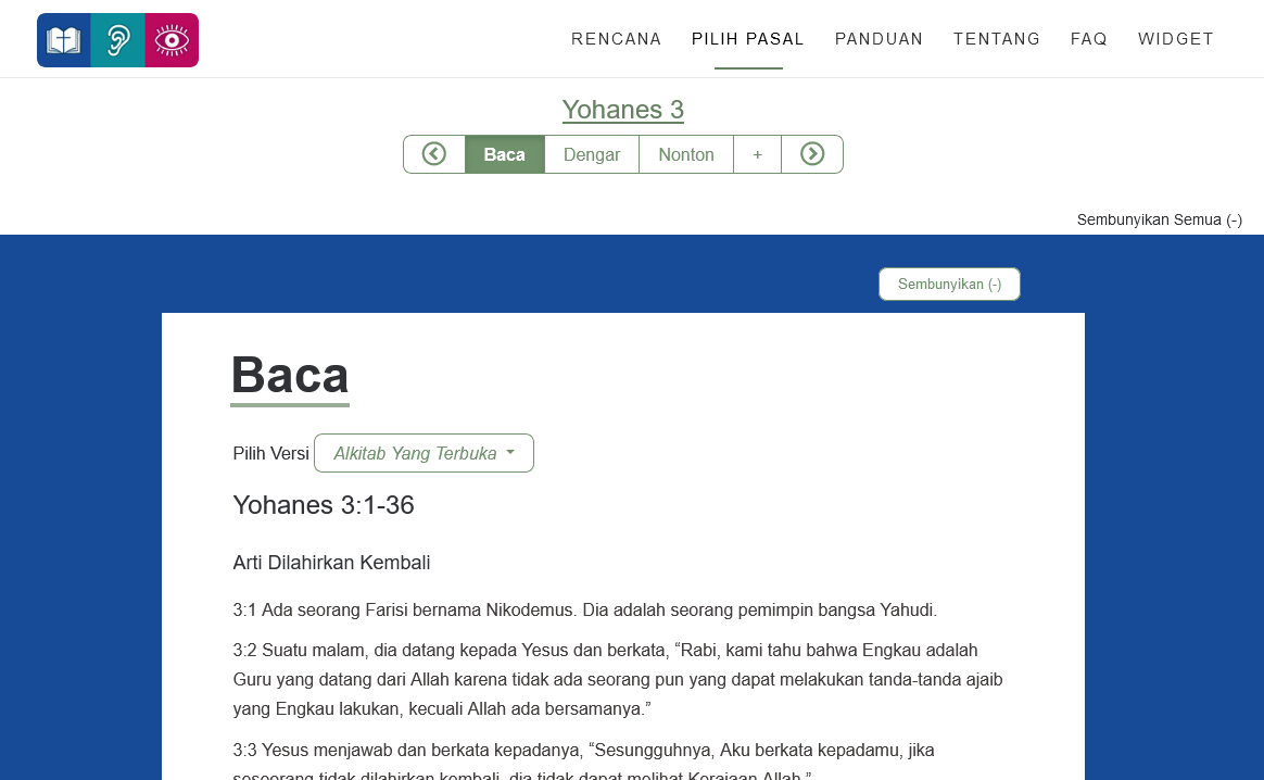 BaDeNo (Baca Dengar Nonton)